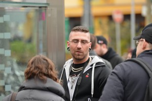 Marc M. als Anti-Antifa Fotograf am 15.03.2014 beim blockierten Naziaufmarsch in Koblenz